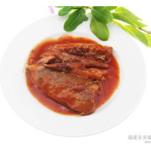 Marca de conservas de pescado Caballa en salsa de tomate con lata de 15 gramos